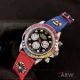 Perfect Replica Rolex Daytona Multicolor Diamond Bezel Black Dial 43mm Watch (4)_th.jpg
